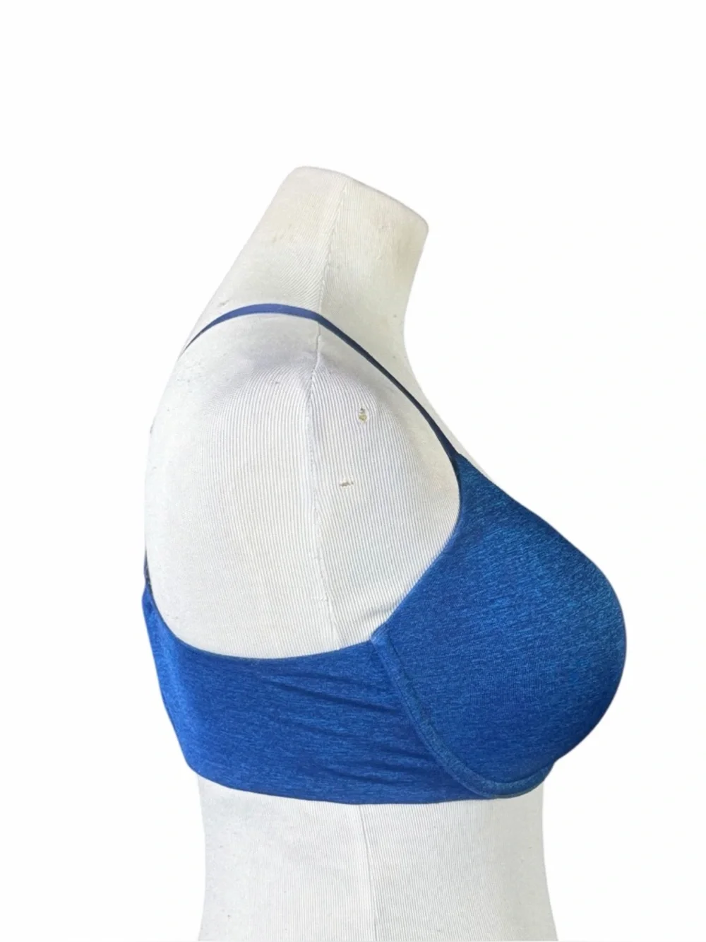 10/$25🦋 VS Blue Metallic Shine Convertible Uplift Semi Demi Bra - Size 36D - Picture 8 of 13